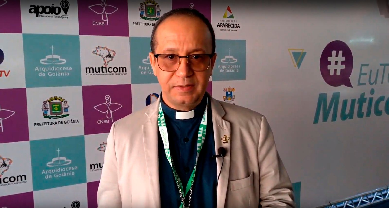 Dom Vasconcelos - Em entrevista concedida à Pascom Diocesana - Foto - João Pauloo