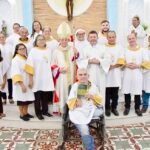 Padre Emanoel Franklin e os instituídos da Paróquia de Massapê