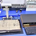 Jornal Correio da Semana sendo digitalizado