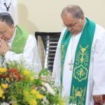 Dom Vasconcelos e Dom André Vital, bispo diocesano de Limoeiro do Norte durante a santa missa