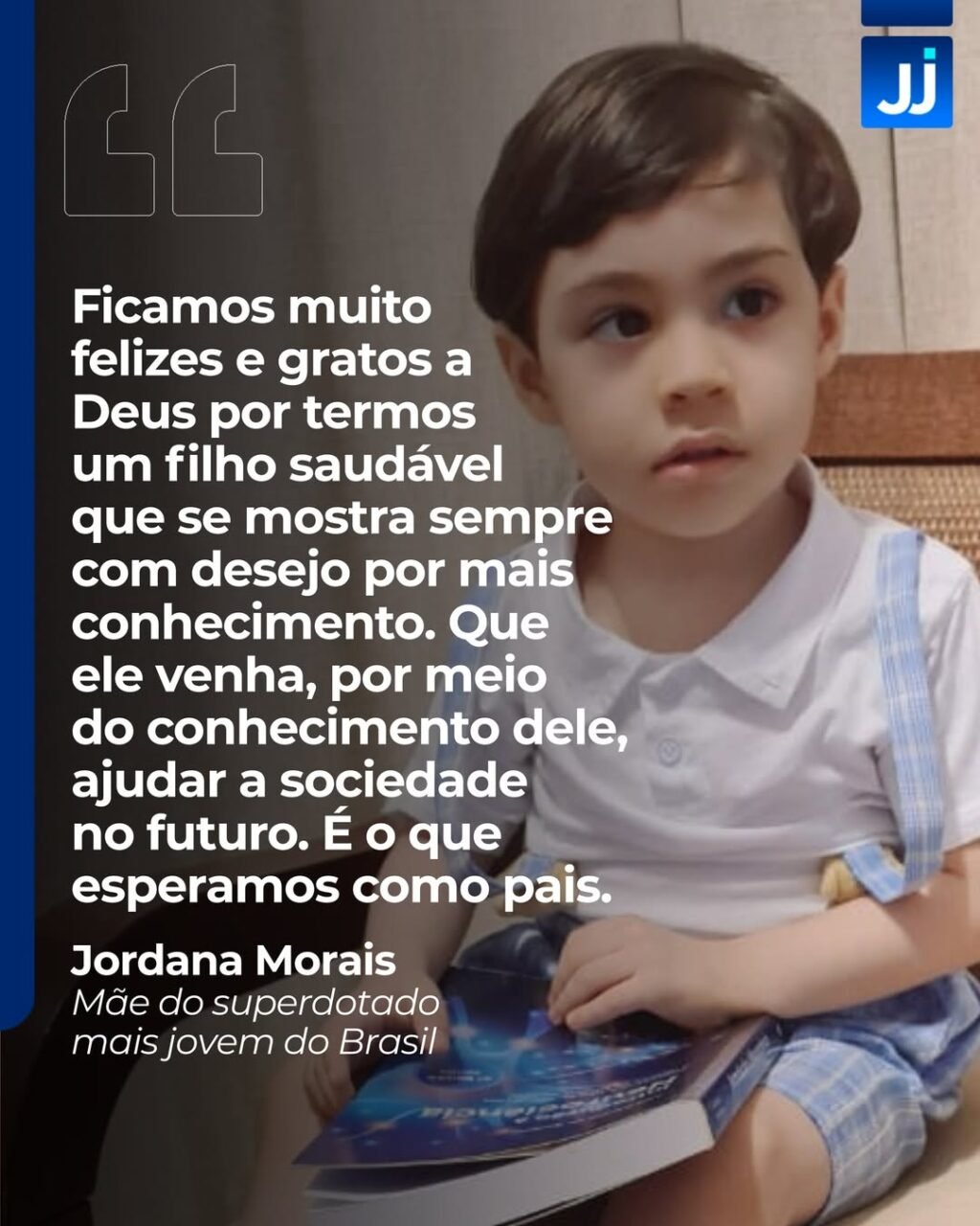 QI DE 132 PONTOSO superdotado mais jovem do Brasil tem 2 anos e mora em Sobral, Região Norte do Ceará. Com incríveis 132 pontos de Quociente d