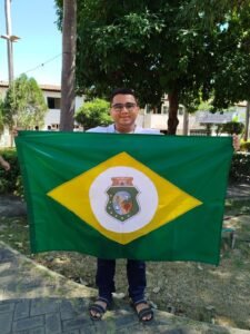 Seminarista do 3º ano de Teologia da Diocese de Sobral, Elivelton Balbino, presente no 5º COMISE