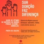Campanha da Cáritas Diocesana arrecada doações para famílias atingidas por incêndio em Sobral