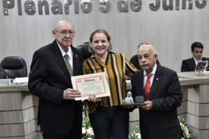 Luiz Melo - Delrio e filha e Dr. Chico Prado